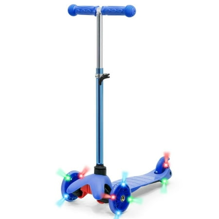 Kick Scooter for Kids 3 Wheel Scooter, 4 Adjustable Height, Lean to Steer with PU LED Light Up Wheels for Children from 3 to 17 Years (Best First Person Shooter 2019)