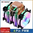 thumbnail image 2 of Enfriador de procesador IWONGOU x99, 6 tubos de calor, enfriador de aire PWM de 4 pines para Intel Lga1700 1200 AM4 Hurricane Cpu, ventilador de refrigeración Tan Jianjun  unisex, 2 of 2