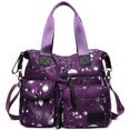 thumbnail image 1 of Bolsa YouUo para mujer, de nailon resistente al agua, color morado, 1 of 6
