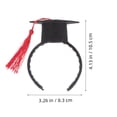 thumbnail image 2 of WHAMVOX Doctor Costume For Dogs Pet Doctor Hat Red Felt Costume Accessory For Graduation Photoshoots 1Pack, 2 of 8