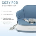 thumbnail image 2 of Dream On Me Cozy Pod Booster Seat with Removable Cover, Blue, 2 of 7