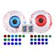 thumbnail image 2 of Luz del patio Globo ocular inflable de 24 pulgadas, luces LED, decoraciones de Halloween, globos oculares luminosos con control remoto, 16 colores RGB, 4 modos de luz, 10 niveles de brillo para fiesta Eccomum  Luz del patio, 2 of 7