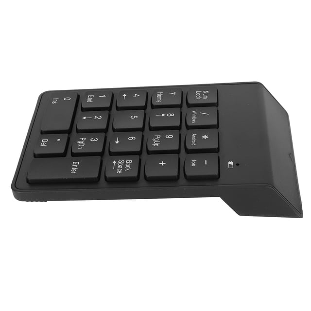 Mini Teclado Numérico, Respaldo De Poco Ruido, 18 Teclas, Teclados Numéricos Inalámbricos, Distancia De Conexión De 32,8 Pies Para Escritorio