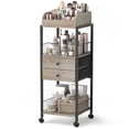 thumbnail image 1 of Organizador de maquillaje SOLIMINTR Floor Skincare con cajones negro, 1 of 6