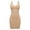 Beige, variant on MANIFIQUE Women's Shapewear Slips for Under Dresses Tummy Control Seamless Deep V Full Silps Adjustable Spaghetti Strap