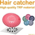 thumbnail image 2 of HIBIBUD Shower Hair Drain Catcher (5 Pack) Sturdy Bathtub Drain Cover, Easy Install, Great for Bathroom Laundry And Kitchen Shower Strainer Hair Catcher, 2 of 7