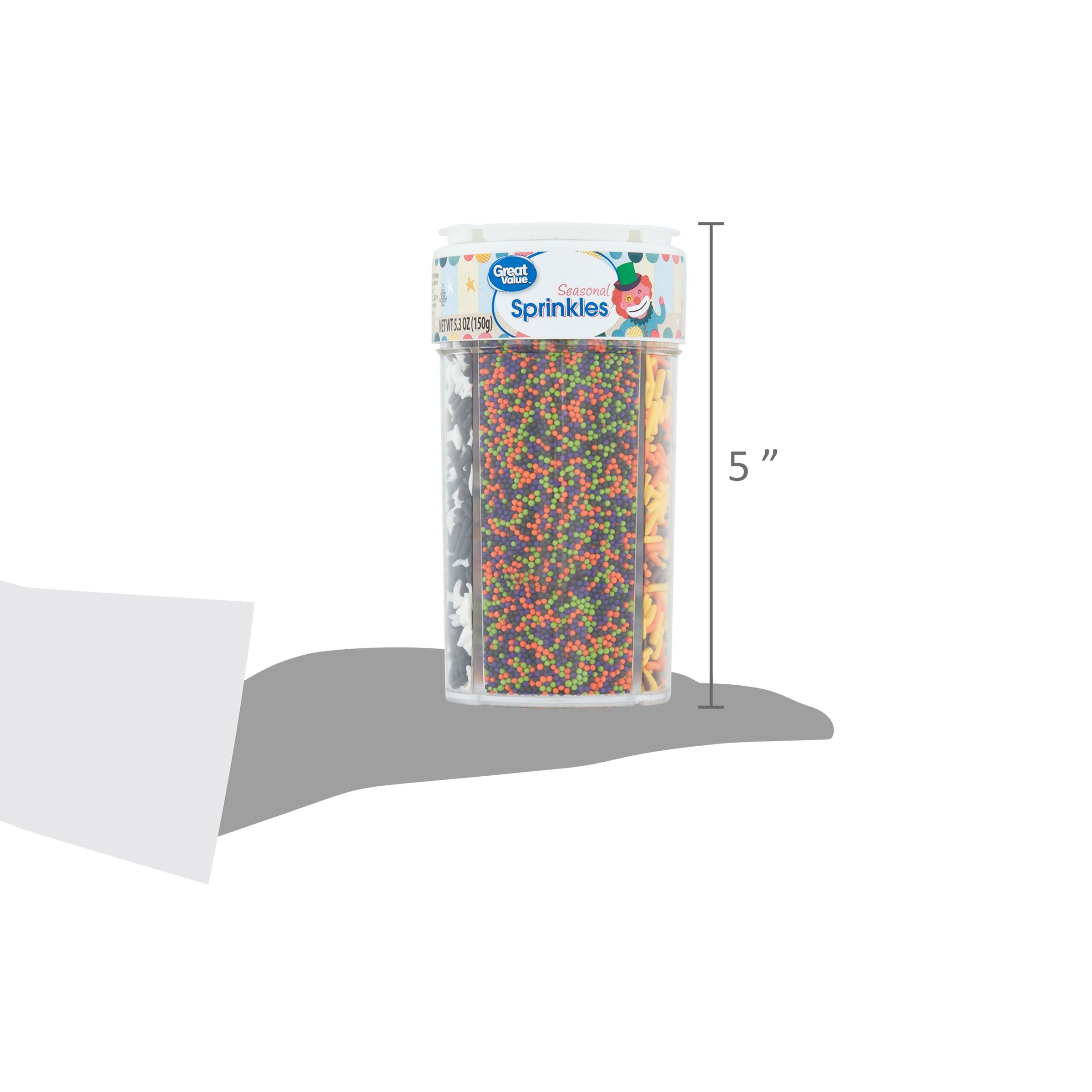 Great Value Seasonal Sprinkles, 5.3 oz