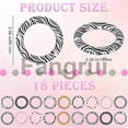 thumbnail image 3 of For 18 Pcs Silicone Beadable O Rings 65mm Silicone Beads Bulk, 3 of 5