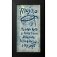thumbnail image 2 of PI Studio 9x14 Black Modern Framed Museum Art Print Titled - Mojito Blue, 2 of 5
