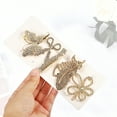 thumbnail image 2 of Pinza para el cabello Unique Bargains estilo lindo dorado 1 juego, 2 of 7
