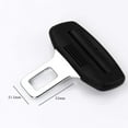 thumbnail image 3 of Car Seat Belt Buckle Clips, 2pcs Black Auto Seatbelt Holders, Vehicle Organizer Adjusters, Secure & Neat, Easy Installation, 3 of 6