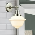 thumbnail image 2 of 203-PN-G53 Innovations Lighting Bell - 1 Light Wall Sconce In Industrial Style-10 Inches Tall and 5 Inches Wide-Polished Nickel Finish-Light Smoke, 2 of 4
