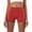 Red, variant on Bike Shorts Women 5 Inch,Biker Shorts Women Solid Color Spandex Slim Fit Active Wear Yoga Shorts High Waist Shorts