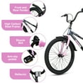 thumbnail image 4 of Hykolity 20 inch Kids Bike for Boy Girl Age 6–12, Kids Bicycle Fits Rider 48–62 Inch, Bmx-style Child Sport Bike with Rear Coaster Brake Front Handbrake, 4 of 7