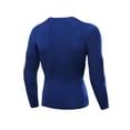 thumbnail image 2 of Men's Compression Baselayer Long Sleeve Shirt Cool Dry Athletic Sports Tops, 2 of 2