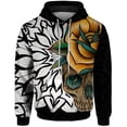 thumbnail image 4 of Sudadera con capucha de moda de otoño para hombre, sudaderas con capucha geniales para hombre, jersey con estampado de calavera y rosa, ropa Y2k, sudadera con capucha gótica, 4 of 4