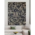 thumbnail image 3 of Hand Painted Oil Painting Original Art Geometric Pattern Living Room Entrance Decoration Painting Abstract Modern Wall Art Decor, 3 of 8