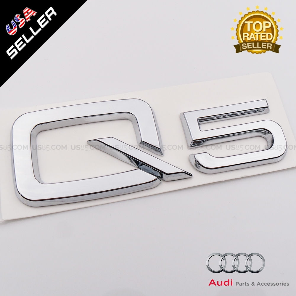 oem ab nomeplate audi q5 chrome alama 3d shina alama beji