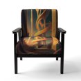 thumbnail image 4 of Designart "Designs from the Future II" White Industrial Upholstered Accent Chair - Traditional Arm Chair For Living Room, 4 of 7