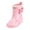 Pink, variant on Youmylove Toddler Kids Waterproof Rain Boots Cartoon Bowknot Boys Girls Rain Boots Waterproof Non- Shoes Outdoor Shoes Toddler Prewalker
