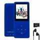 thumbnail image 1 of Reproductor MP3 imkavery MP20 64GB con auriculares con altavoz azul, 1 of 6