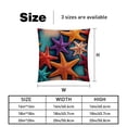 thumbnail image 5 of Starfish Inserts in Sizes 16x16, 18x18, and 20x20 Inches with Unique Patterns - Set of 2 for Bed Pillows,and Chair Pillow Covers - Great for Various Occasions!, 5 of 6