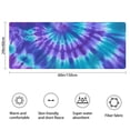 thumbnail image 3 of Purple Blue Tie Dye Spiral Pattern Bathroom Rugs Mat,Non Slip Microfiber Bathroom Rug,Rubber Backing,Soft Bathroom Mats for Bathroom Floor,Tub and Shower,60x24in(150x60cm), 3 of 5