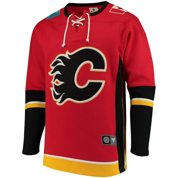 Calgary Flames NHL Équipage de Maillots à Lacets