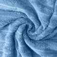 thumbnail image 5 of RIVERSIDE 2 Pack Oversized Bath Sheets 35x70 Soft Quick-Dry 600 GSM Ribbed Cotton Towels - Electric Blue, 5 of 8