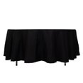 thumbnail image 4 of Balsa Circle 108" Round Cotton Tablecloths Wedding Linens Black, 4 of 8