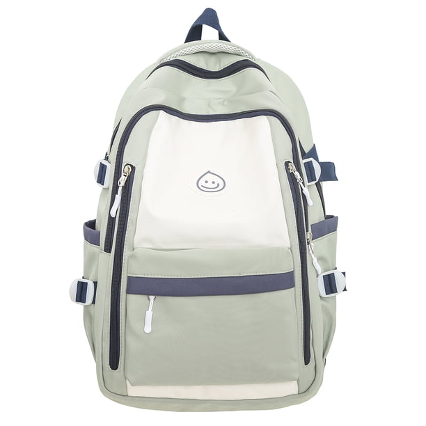 mochila escolar Bolso Campus para Niñas Gran Capacidad Impermeable con Colgante Nylon para Adolescentes Estudiantes