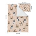 thumbnail image 5 of French Bulldog Dog Duvet Cover and Pillowcase Set for Single Bedding, Bedroom Accessories for Kids Teens, 5 of 5