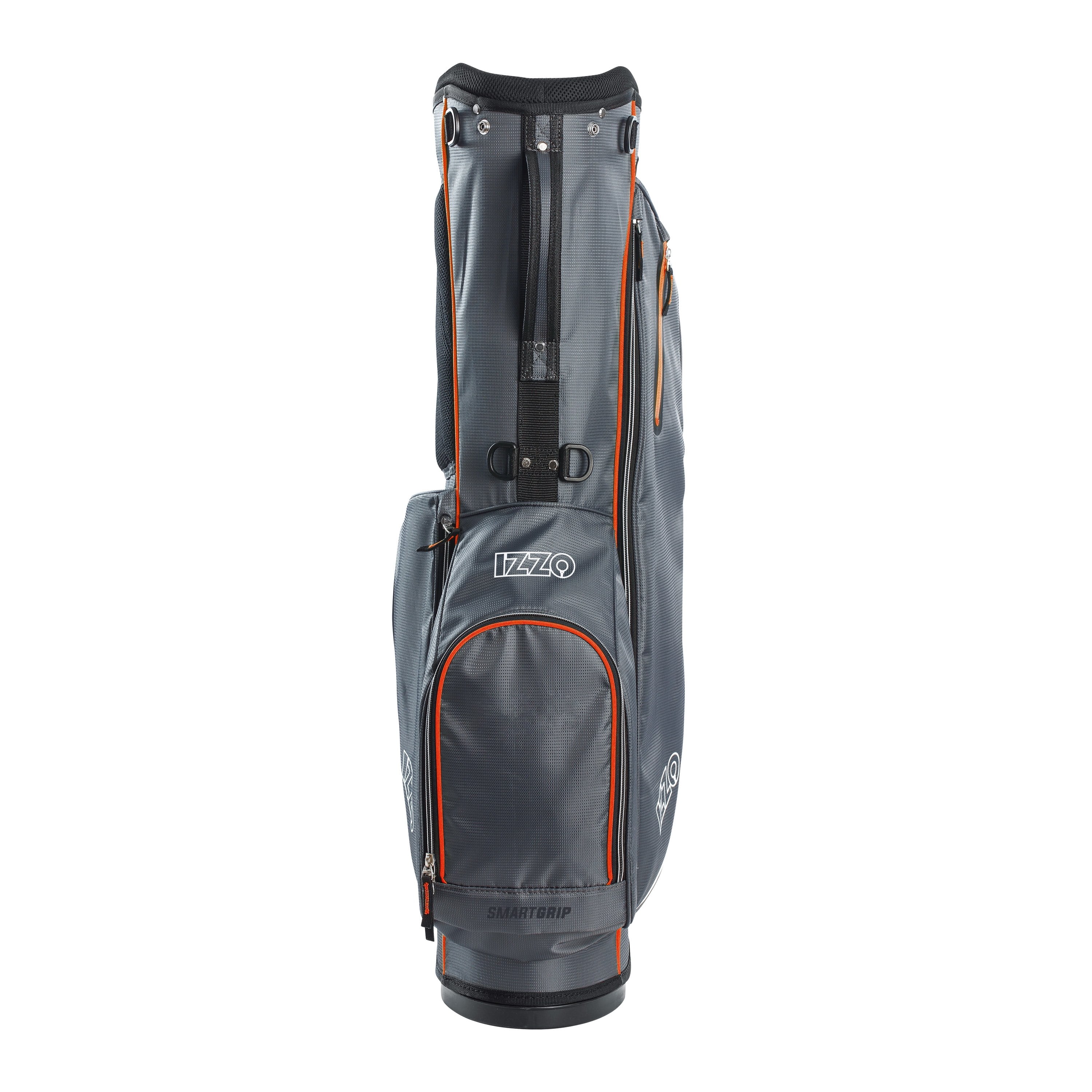 Izzo Golf Ultra-Lite Stand Bag - Grey/Orange, Only 3.2 lbs