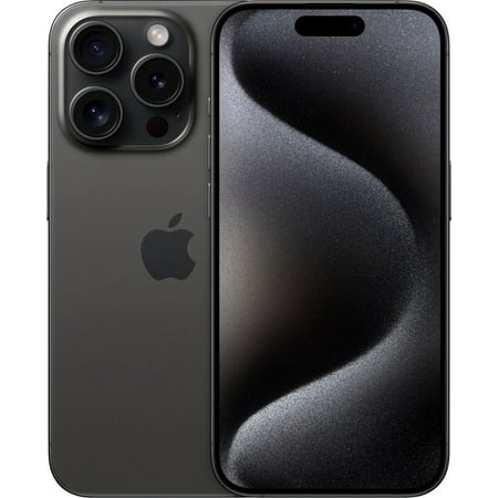 Restored Apple iPhone 15 Pro 128GB (Verizon) Black Titanium MTQM3LL/A Excellent Condition
