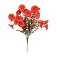 thumbnail image 2 of Artificial Flowers Fall Decor, Artificial Stems Tall Bouquet for Vase, Silk Home Table Centerpiece, Elegant Living Room Accent, 13.78", Orange, Lazyguy, 2 of 8