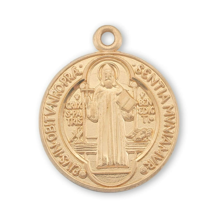 Gold medal of Saint Benedict