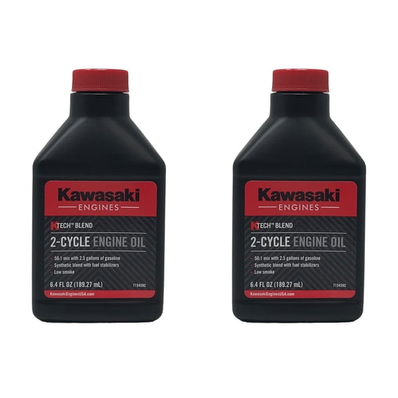 Kawasaki Engines Genuine OEM 6.4 FL OZ 2-Cycle Engine Oil 99969-6084 - 2 Pack