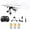 3 Batteries, variant on Rc Paper Airplane Kit with Gyro Stabilizer, 2026 New Rc Paper Airplane Kit, DIY Electric Remote Control Plane with Gyro Stabilizer and Dual Propellers, Childhood Nostalgia and Modern Engineering