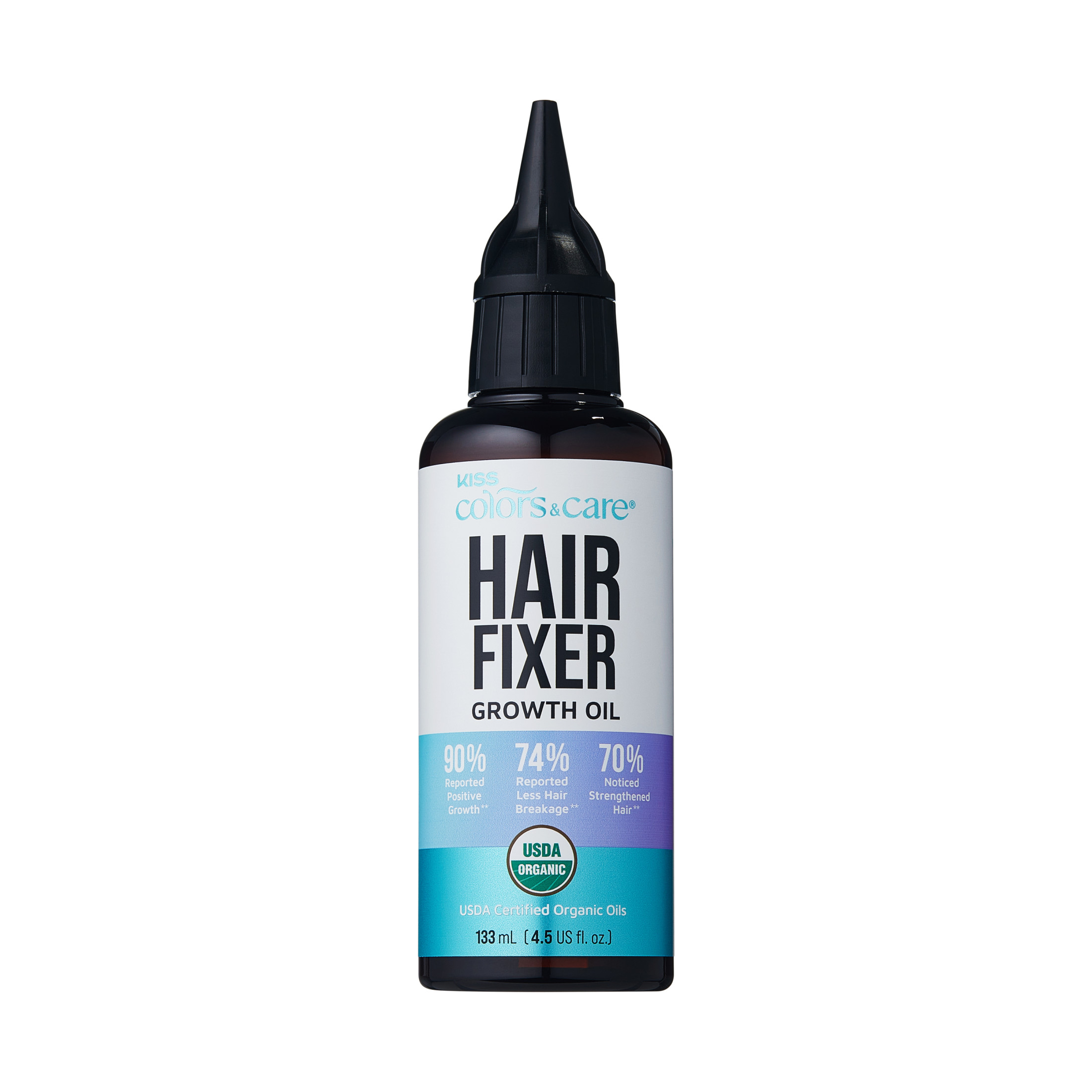 Kiss Colors & Care Organic Hair Fixer Growth Oil, 4.5 fl oz