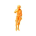 thumbnail image 2 of 1/64 Scale Miniature Model Figures Unpainted Tiny People Mini People Model DIY Layout Scenery Accs 1/64 Scale Figures for Desktop Ornament Style F, 2 of 8