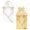 Yellow, variant on Unisex Baby Cotton Poly Animal Face Hooded Towel, Tan Bear, One Size