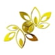 thumbnail image 2 of Reloj de pared con espejo acrílico, moderno, decorativo y preciso, con pegatinas de espejo. Oro, 2 of 9