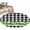 Green Black, variant on Small Round Rug 3Ft Washable Non-Slip, St. Patrick's Day Circle Area Rugs for Living Room Bedroom, Green Shamrock Grasses Black White Plaid Indoor Floor Mats Carpet Runner for Home Decor