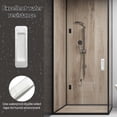 thumbnail image 4 of Paquete de 6 manijas autoadhesivas para puertas correderas con cintas adhesivas de doble cara para gabinetes, ventanas, refrigeradores, cajones y puertas de vidrio (blanco), 4 of 5
