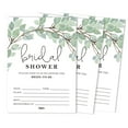 thumbnail image 1 of Inkdotpot 30GreeneryFill-In Style Bridal Shower Invitations Wedding Blank Invites, 1 of 8