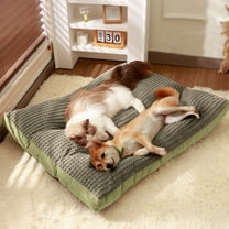 JLFNYA Cat Dog Kennel, 18.8 x 17.6 x 3.1 in Cat Beds, Puppy Bed, Plush Dog Mattress, Thickened Dog Kennel Mat for Fall and Winter, Suitable for Puppy Curl Sleeping, Cat Beds for Indoor Cats