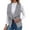 Gray vest for women, variant on jtjvou Women's Fuzzy Fleece Cardigan Vest Fashion Collar Sleeveles Cropped Solid Color Jacket Cozy Open Front Outwear Black XXL