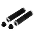 thumbnail image 1 of Empuñaduras de manillar antideslizantes Manillares antideslizantes con anillo de aleación de aluminio bloqueable Plateado Cola Puños de manillar de bicicleta, 1 of 7