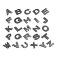 thumbnail image 4 of Kuntesetty 26 3D Stickers with English Letters for Cars, for Vehicle Body, Shiny Metal, for Black, 4 of 10