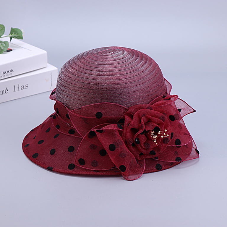 Derby Bucket Hat Ruphedy Women Derby Church Dress Bucket Hat Fascinators  main image 3